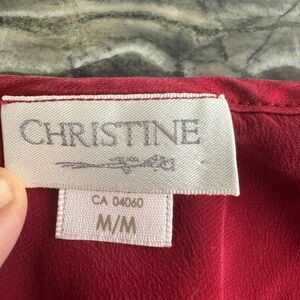 Christine Vancouver Silk Lace-Trim Chemise